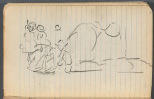 Schetsboek, pagina 097: Figuren