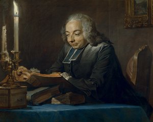 Abbe Jean-Jacques Huber, 1742
