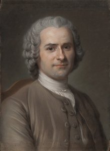 Portret van Jean-Jacques Rousseau 1712-1778