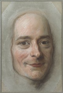 Portret van François Marie Arouet de Voltaire (1694-1778) door Maurice Quentin de La Tour