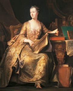 Portret van Marquise de Pompadour, c.1755