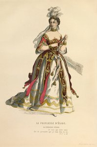 Kostuum voor de rol van La princesse d