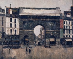 DE POORT VAN S MARTIN door Maurice Utrillo