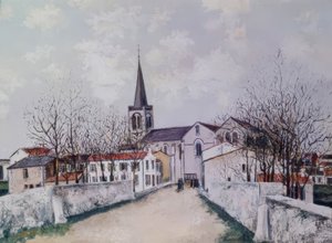 DE VILLA VAN PARIJS door Maurice Utrillo