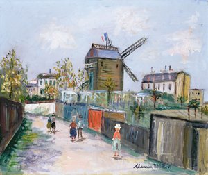 Le Moulin de la Galette, ca. 1930 (olieverf op doek)