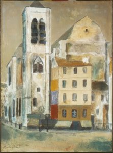 Saint-Nicolas-du-Chardonnet door Maurice Utrillo