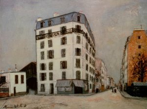 voorstadshuizen door Maurice Utrillo