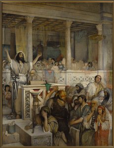 Christus predikend in Kafarnaüm