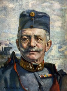 Portret van Conrad von Hotzendorf (1852-1925), veldmaarschalk van het Oostenrijks-Hongaarse leger
