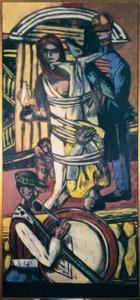 Vertrek door Max Beckmann