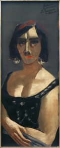 Portret La Duchessa "di Malvedi" door Max Beckmann
