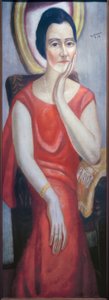 Portret van Käthe von Porada door Max Beckmann