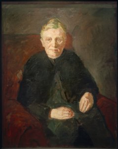 Portret van de moeder door Max Beckmann