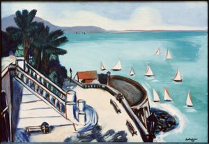 Uitzicht vanaf het terras in Monte Carlo