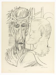 Christus en Pilatus, plaat 15 uit Day and Dream door Max Beckmann