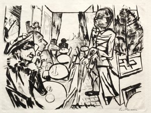 Kerstmis 1919 door Max Beckmann