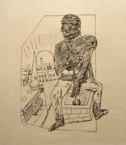 De schoorsteenveger door Max Beckmann