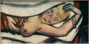 Vrouw in bed