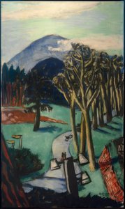 Golfbaan Baden-Baden door Max Beckmann