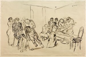 Grote Operatiezaal door Max Beckmann
