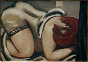 Kruipend door Max Beckmann
