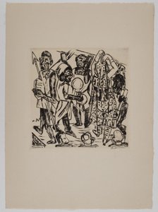 ‘Zwarte dans’ door Max Beckmann
