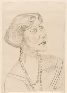 Portret van Lilly von Schnitzler door Max Beckmann