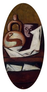 Stilleven (met Mexicaans figuur)