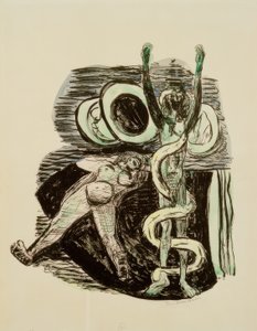 Zondeval door Max Beckmann