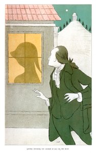 Goethe kijkt naar de schaduw van Lili op de jaloezie, 1904