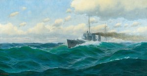 Duits: Kanonenboot auf hoher See Kanonneerboot op volle zee