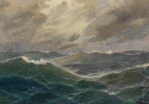 Stormachtige zeeën