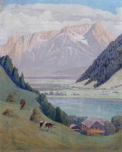 Bergmeer door Max Kahrer