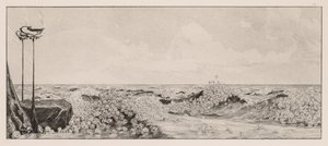 Een handschoen: Hommage, 1880 door Max Klinger