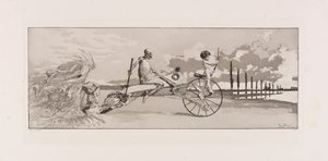 Cupido, dood en het hiernamaals, plaat XII uit Intermezzos..., 1881 door Max Klinger