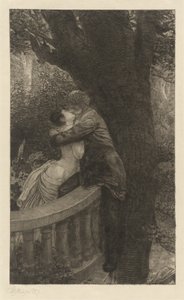 In het Park: pl.4, 1878 door Max Klinger
