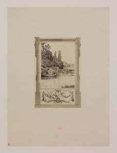 Narcissus en Echo II door Max Klinger