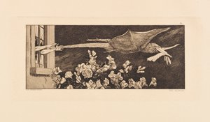 Opus VI, uit Paraphrase on the Finding of a Glove, 1881 door Max Klinger
