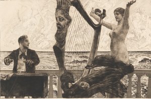 Opus XII, Brahms Fantasie, 1894 door Max Klinger