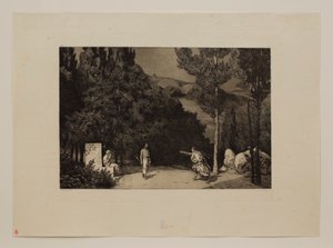 Pyramus en Thisbe III door Max Klinger