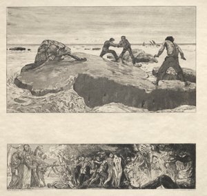 Vom Tode I, (Opus II, 1889) Nr. 2 door Max Klinger