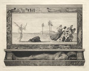 Vom Tode I, Opus II, 1889 Nr. 10 door Max Klinger