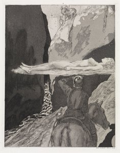 Voor de toren (Tent, opus XIV, deel 2, nr. 36) door Max Klinger