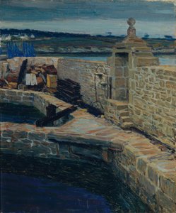 De vijver (Concarneau) door Max Kurzweil