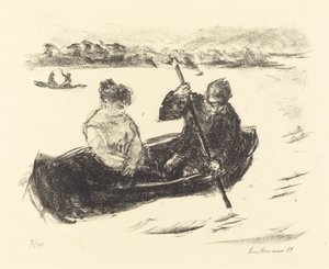 Kanovaren, 1919 door Max Liebermann