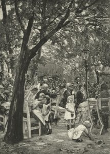 Liebermann, Biergartenconcert door Max Liebermann