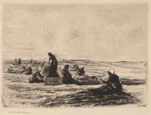 Het herstellen van de netten, 1894