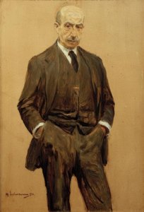Zelfportret door Max Liebermann