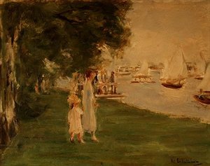 De jachtrace door Max Liebermann
