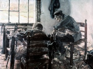 Werkplaats van de schoenmaker, 1881